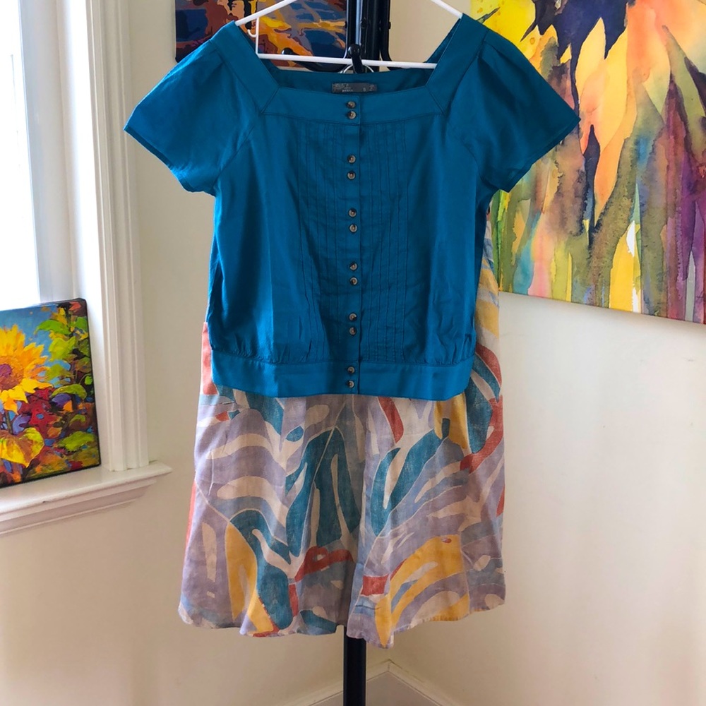 Never-worn matching Prana Blouse and Skirt. Blouse Size S; Skirt Size M
